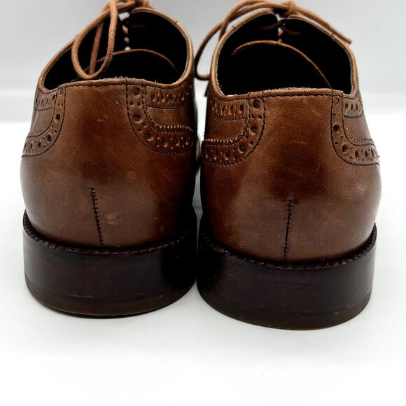 Cole Haan Modern Classics Wingtip Oxfords British Tan Size 8 - Picture 5 of 7